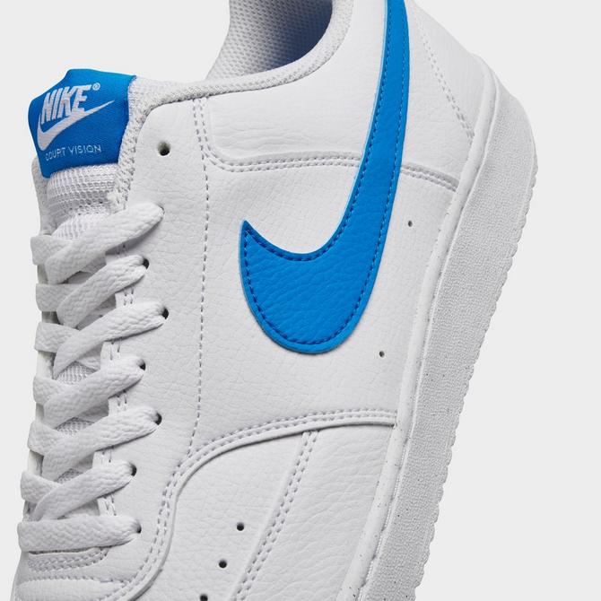 nike men's court vision shoes blue