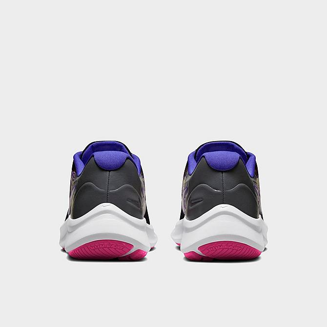 Left view of Girls' Big Kids' Nike Star Runner 3 SE Running Shoes in Black/Lapis/Pink Rise/Very Berry Click to zoom