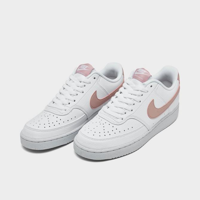 Nike court vision low hotsell womens casual shoes white