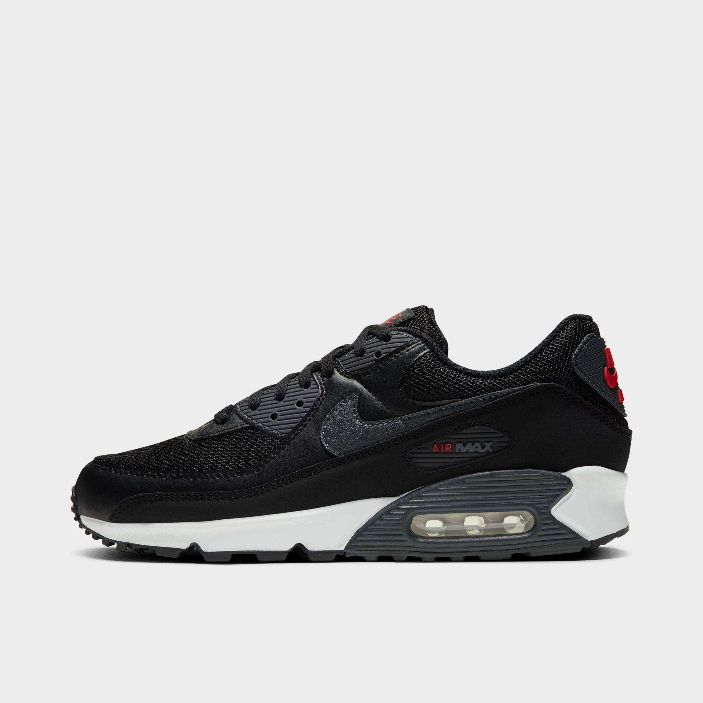 air max 90 leather black men's casual shoe