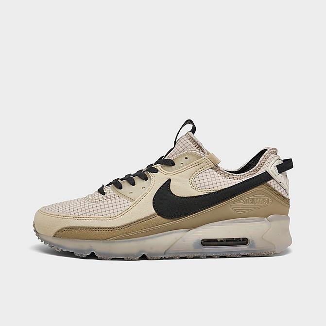 Right view of Men's Nike Air Max Terrascape 90 Casual Shoes in Rattan/Dark Smoke Grey Click to zoom