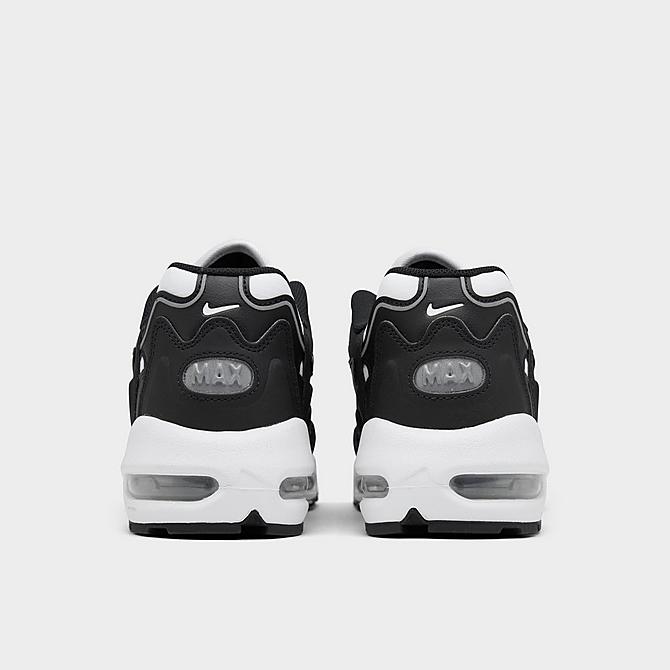 Left view of Men's Nike Air Max 96 II Casual Shoes in White/Black/Black Click to zoom