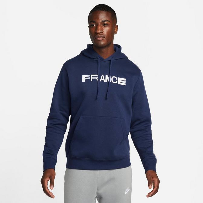 Men's Nike France Soccer Club Fleece Pullover Hoodie