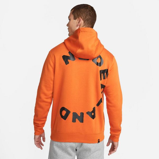 Black and store orange hoodie nike