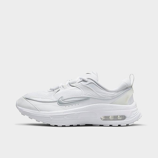Right view of Women's Nike Air Max Bliss Next Nature Casual Shoes in White/Summit White/White Click to zoom