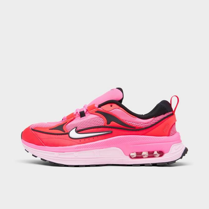 Right view of Women's Nike Air Max Bliss Next Nature Casual Shoes in Laser Pink/White/Solar Red/Pink Foam/Black Click to zoom