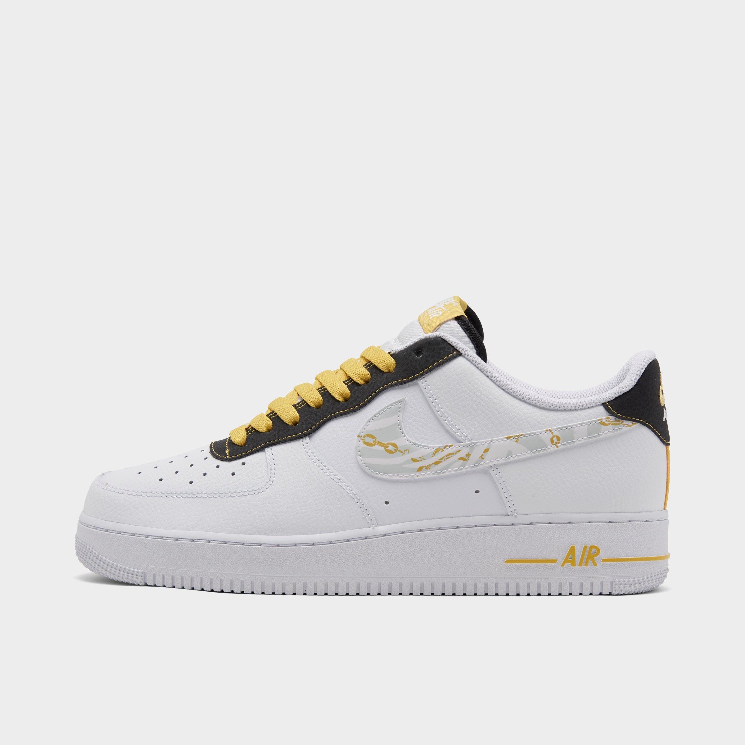 gold and black air forces