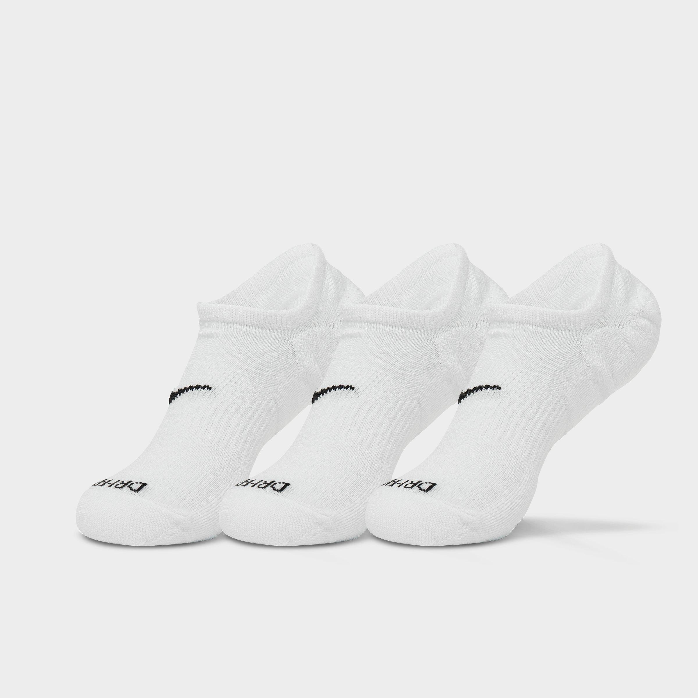 Women's Nike Everyday Plus Cushioned Training Footie Socks (3-Pack