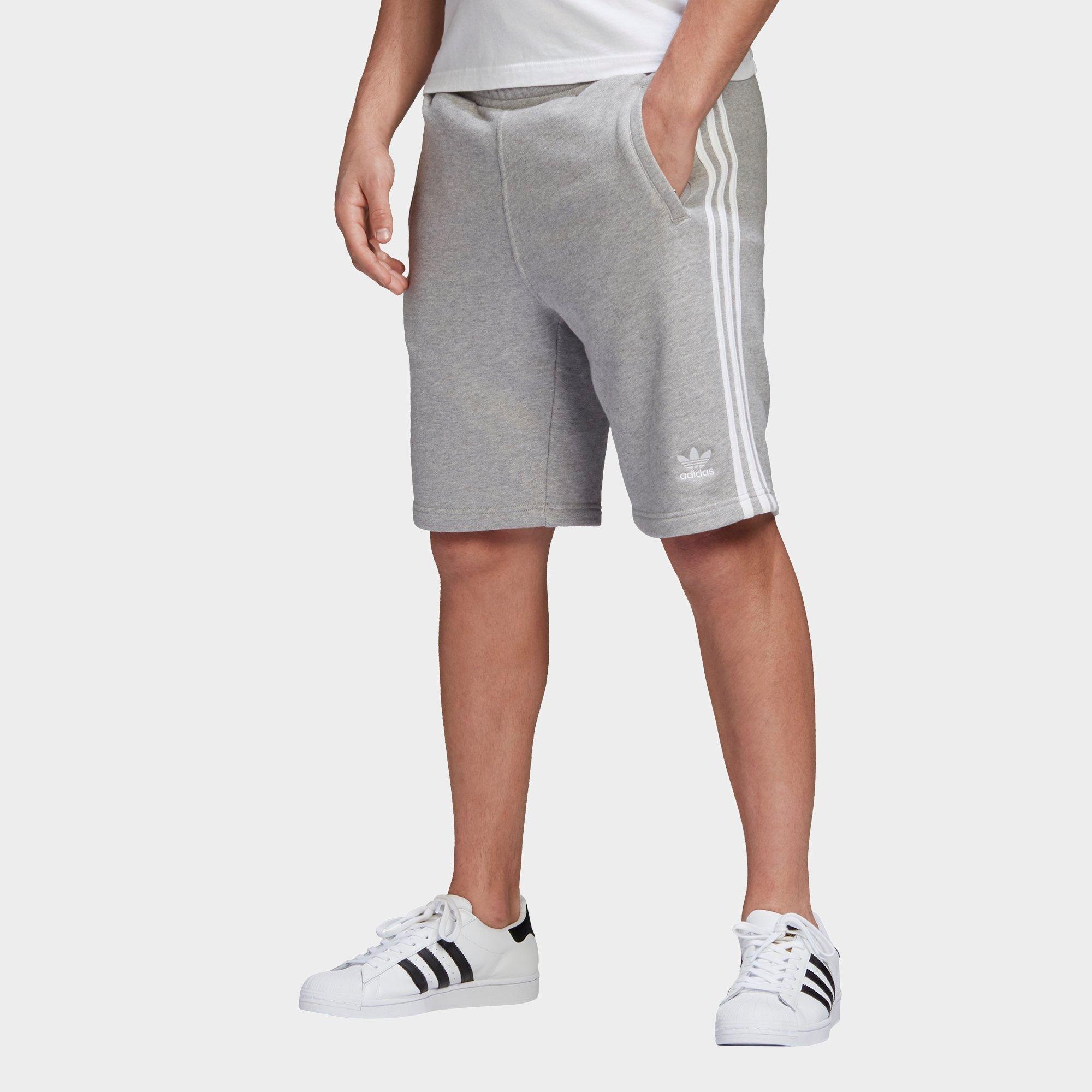 mens 3 stripe adidas shorts
