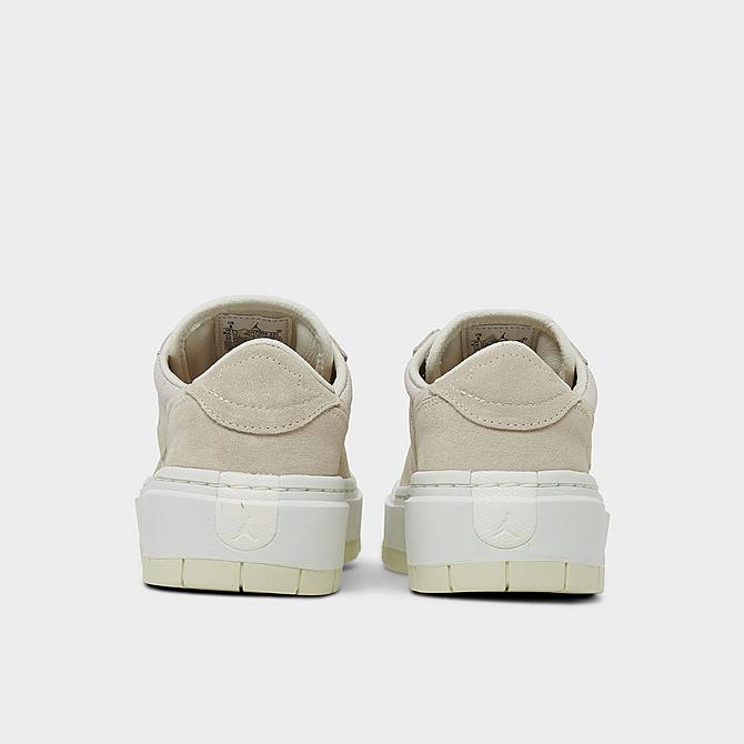 Left view of Women's Air Jordan Retro 1 Elevate Low Casual Shoes in White/Tan Click to zoom