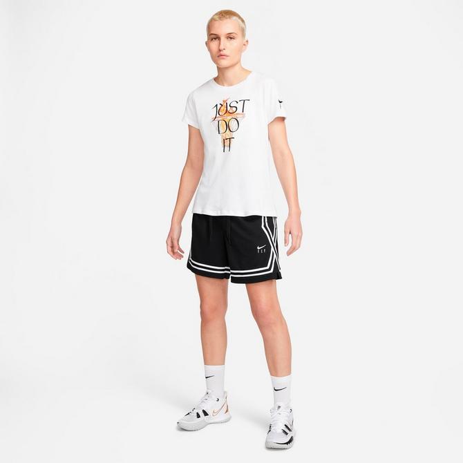 Fly Crossover Women's Basketball Shorts - Black - Throwback