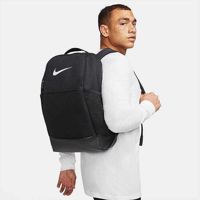 Alternate view of Nike Brasilia 9.5 Training Backpack in Black/Black/White Click to zoom