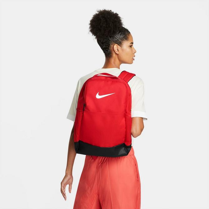 Nike red brasilia sales backpack