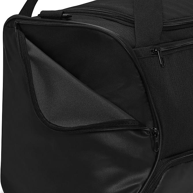 Finish Line Men Accessories Bags Travel Bags Brasilia 9.5 Training Duffel Bag in Black/Black Polyester 