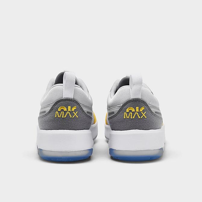 Left view of Little Kids' Nike Air Max Motif Casual Shoes in Photon Dust/Grey Fog/Light Smoke Grey/Black Click to zoom