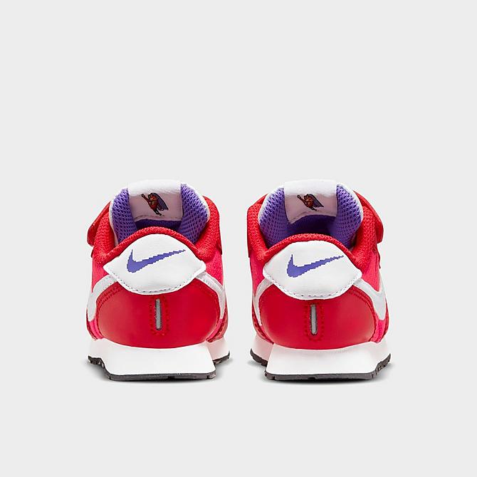 Left view of Kids' Toddler Nike MD Valiant SE Casual Shoes in Siren Red/White/University Red/Psychic Purple Click to zoom