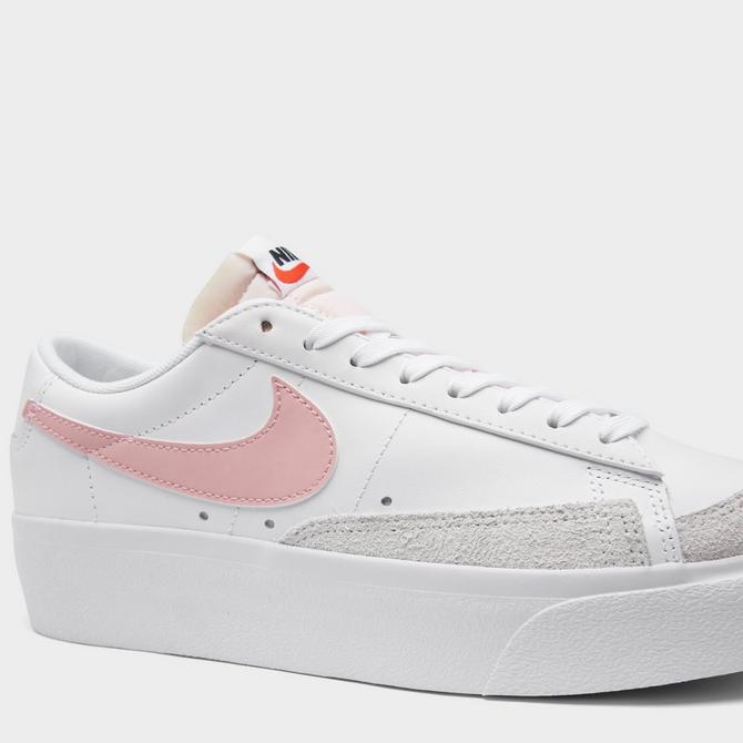 low top pink nike blazers