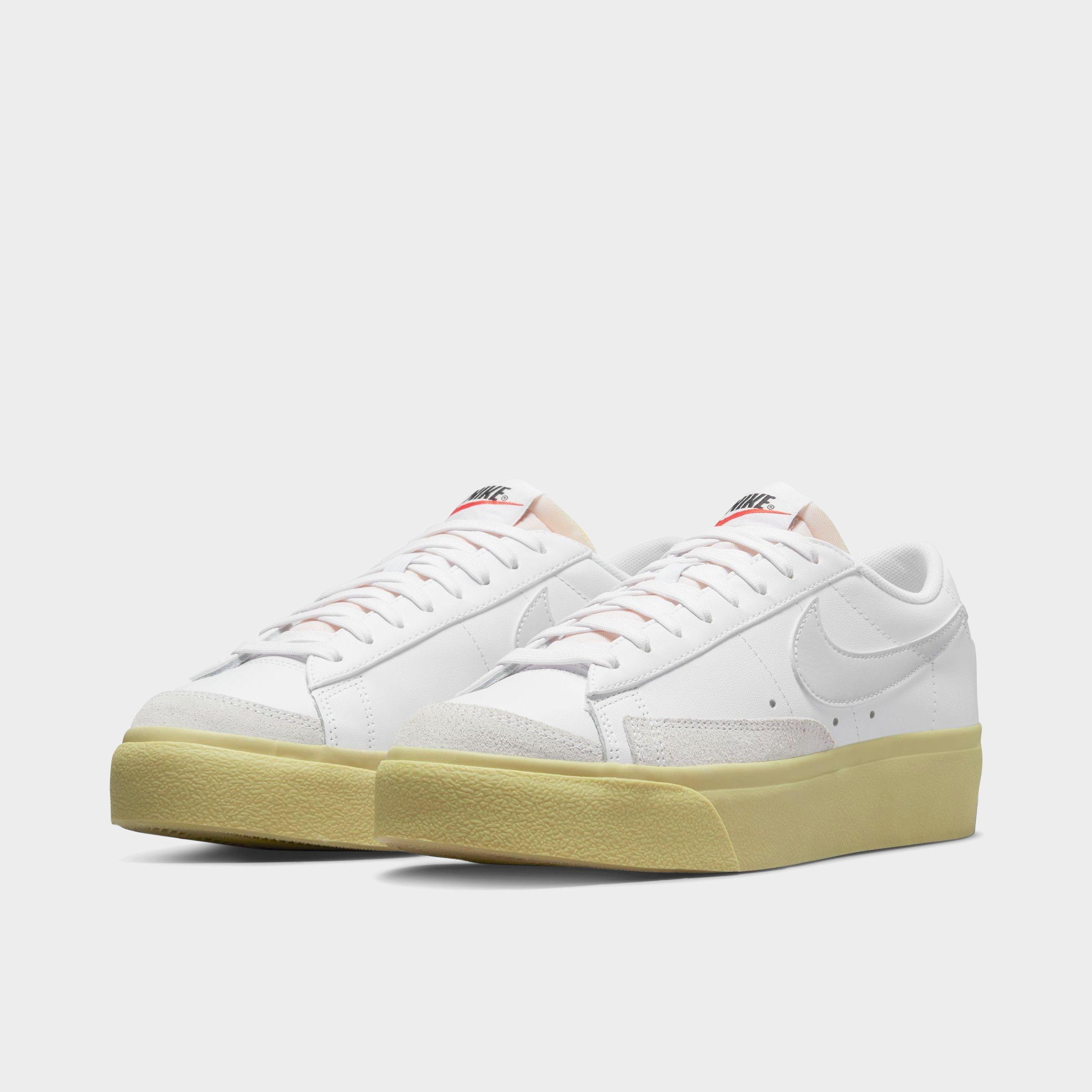 Nike Blazer Low Platform Woven Summit White (Women's)