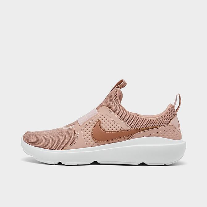 Right view of Women's Nike AD Comfort Casual Shoes in Pink Oxford/Fossil Rose/Whisper White/Siren Red Click to zoom