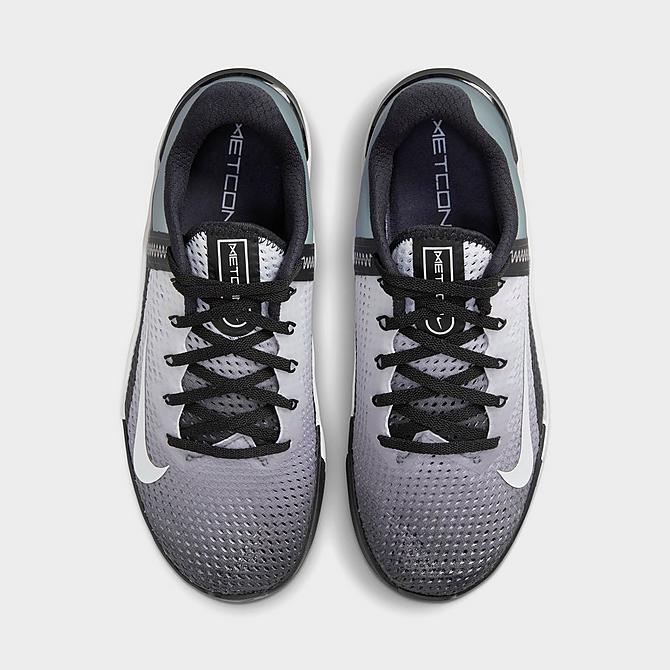 Back view of Women's Nike Metcon 6 Training Shoes in Black/White Click to zoom