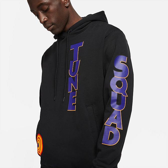On Model 5 view of Men's Nike LeBron x Space Jam: A New Legacy Tune Squad Hoodie Click to zoom