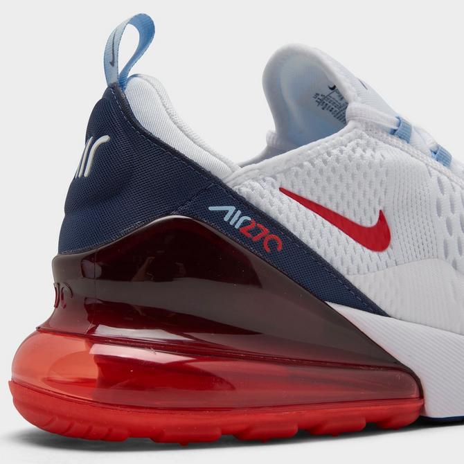 Nike Air Max 270 Red White Blue USA Sneakers DJ5172-100 Mens Size