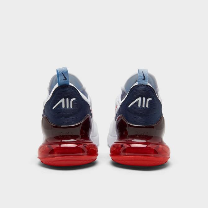 Nike air max on sale navy blue and red