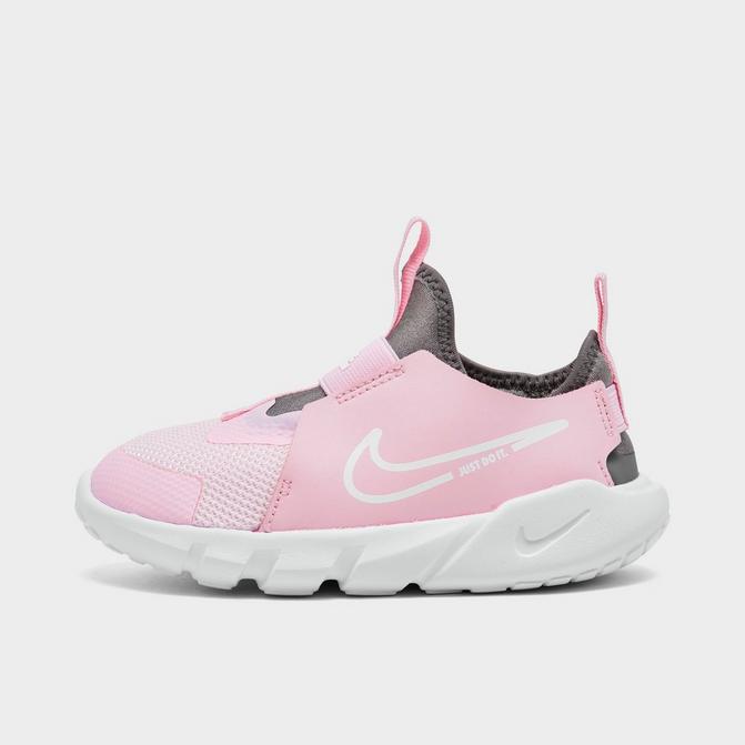 Nike Boys Flex Runner 2 - Running Shoes Flat Pewter/White/Pink Foam Size 07.0