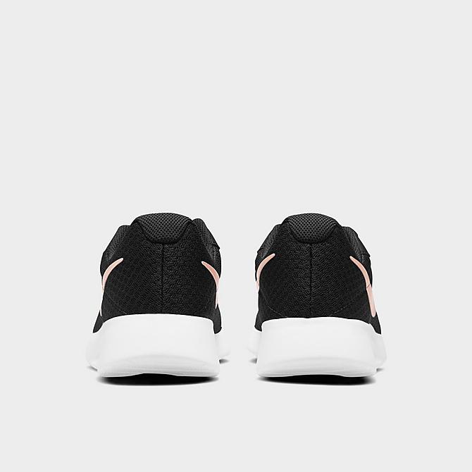 Left view of Women's Nike Tanjun Casual Shoes in Black/Metallic Red Bronze/Barely Volt/White Click to zoom