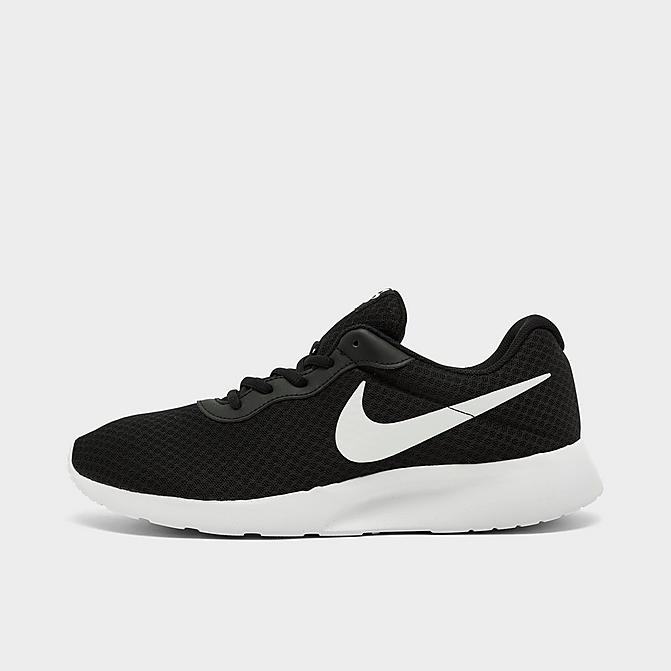 Right view of Men's Nike Tanjun Casual Shoes in Black/White Click to zoom