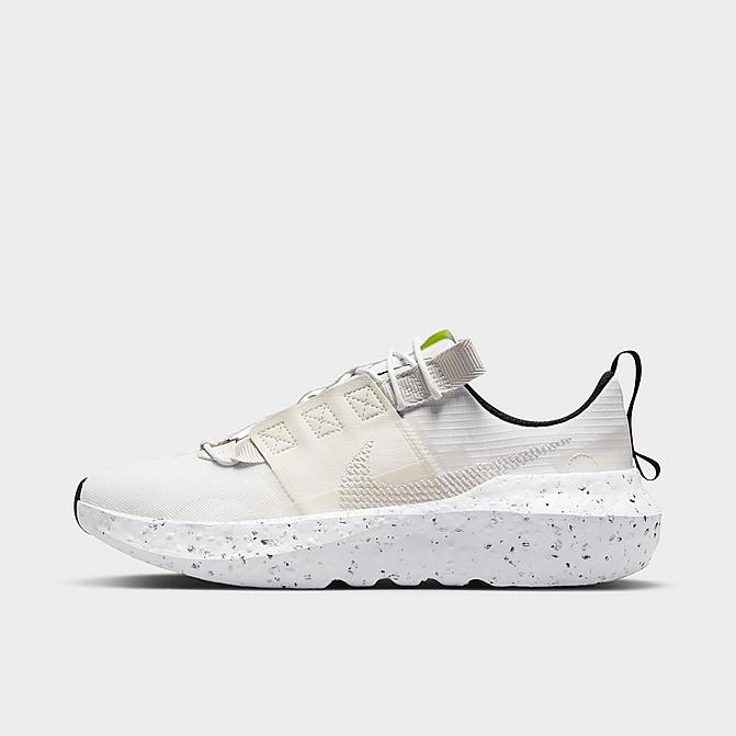 Right view of Men's Nike Crater Impact SE Casual Shoes in White/Sail/Volt/Light Bone Click to zoom