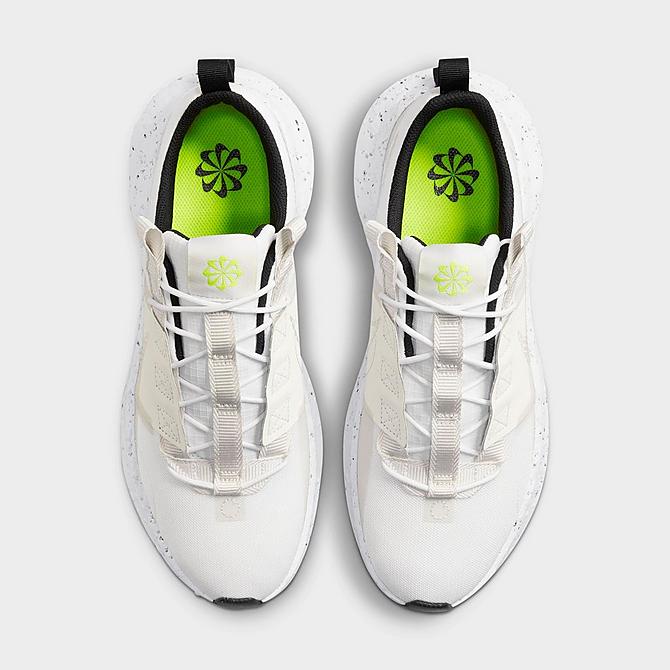 Back view of Men's Nike Crater Impact SE Casual Shoes in White/Sail/Volt/Light Bone Click to zoom