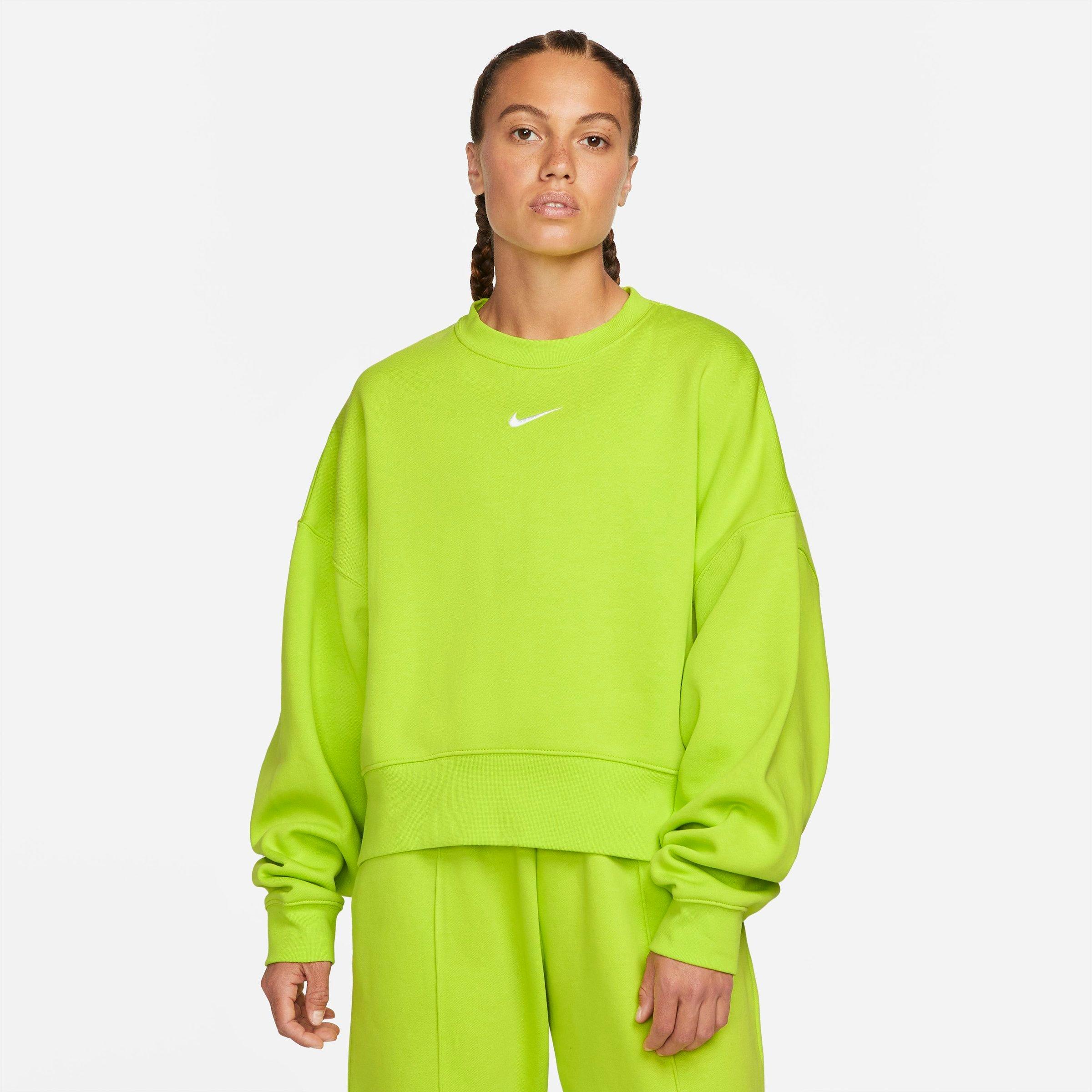 nike women's sportswear essentials oversized fleece crewneck sweatshirt