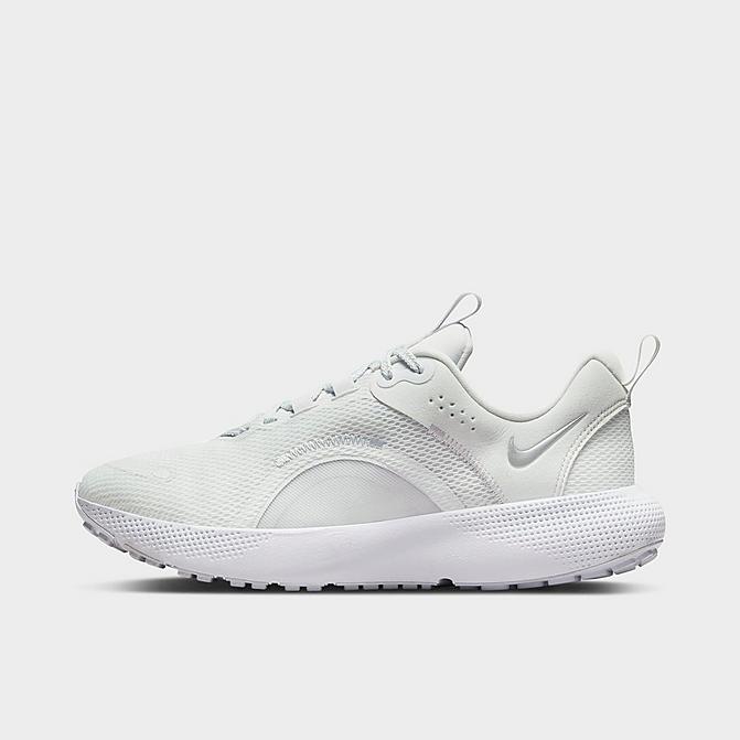 Right view of Women's Nike React Escape Run 2 Running Shoes in Off White/White/Iris Whisper/Metallic Silver Click to zoom