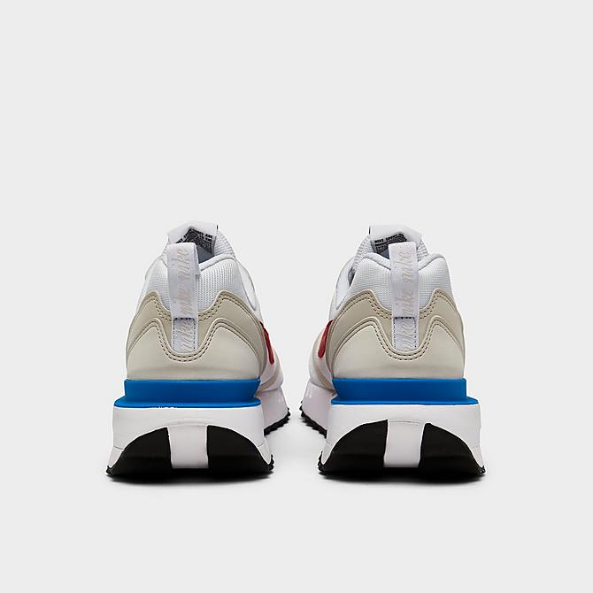 Left view of Men's Nike Air Max Dawn Next Nature Casual Shoes in White/Photo Blue/Black/Red Click to zoom