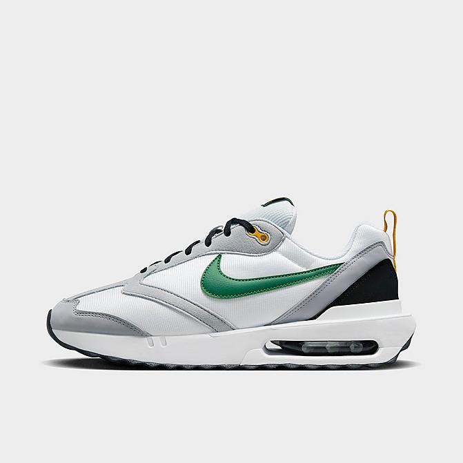 Right view of Men's Nike Air Max Dawn Next Nature Casual Shoes in White/Black/University Gold/Gorge Green Click to zoom