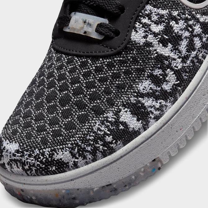 Nike air force 1 flyknit 2.0 black hot sale and white