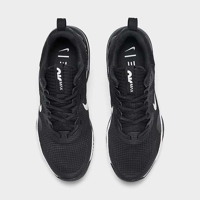 Back view of Men's Nike Air Max Alpha Trainer 5 Training Shoes in Black/Black/White Click to zoom