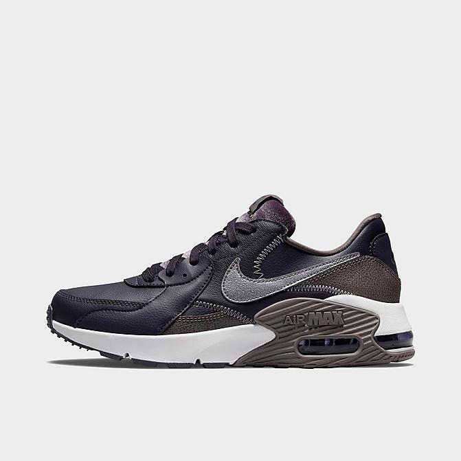 Right view of Women's Nike Air Max Excee Casual Shoes in Cave Purple/Obsidian/Plum Fog/Violet Ore Click to zoom