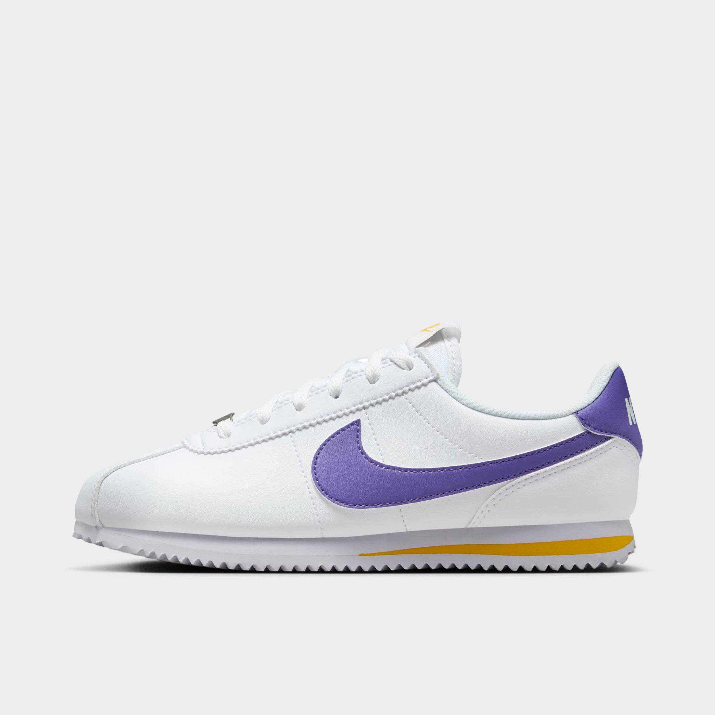 Amazon.com | Nike Cortez (GS) Sneaker Shoes White/Black, 6.5