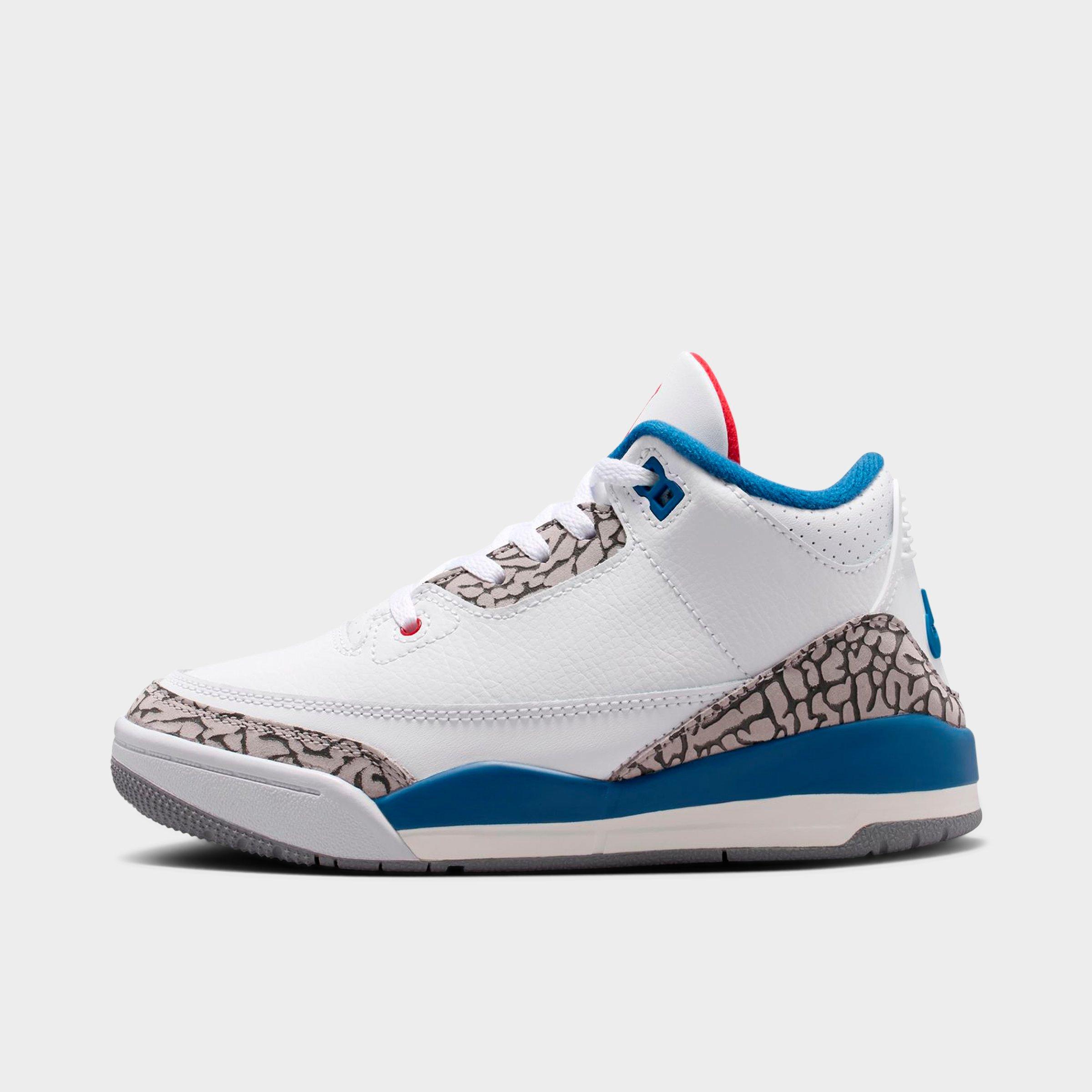 Little Kids' Air Jordan Retro 3 Basketball Shoes