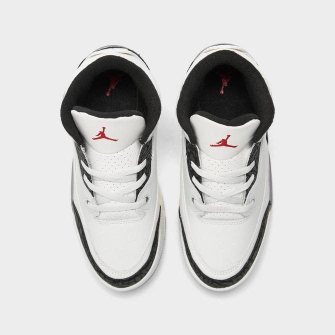 Jordan retro 3 black and red online