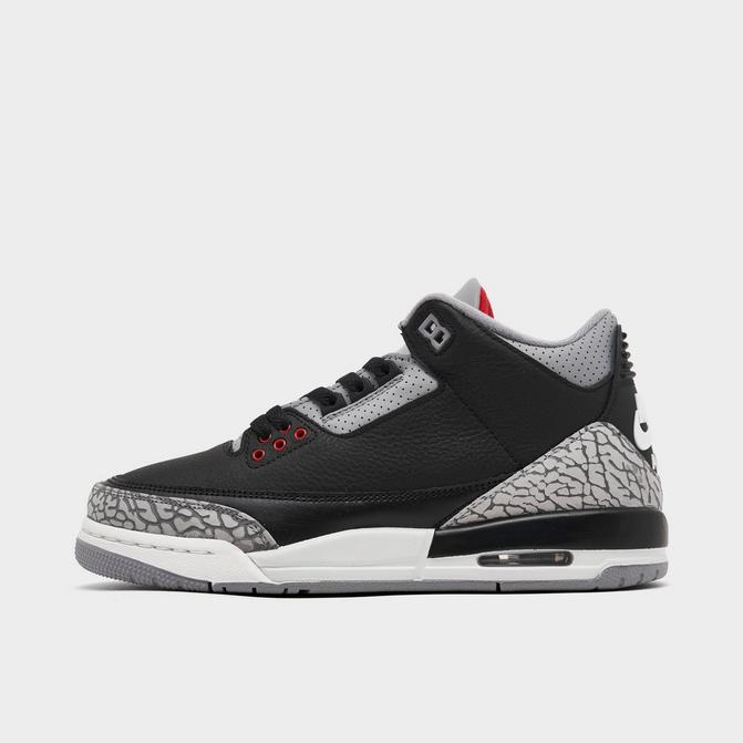 Jordan 3 black cement toddler best sale