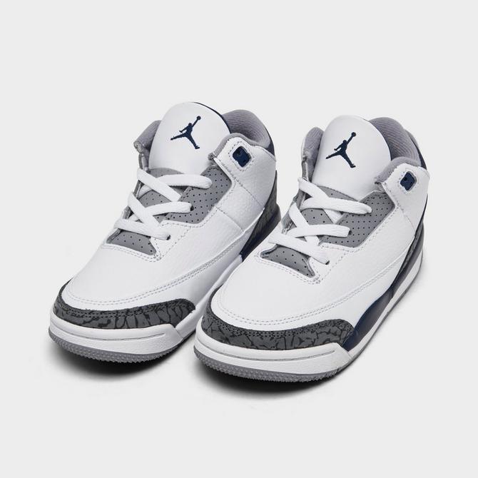 Kids Toddler Air Jordan Retro 3 Basketball Shoes Finish Line