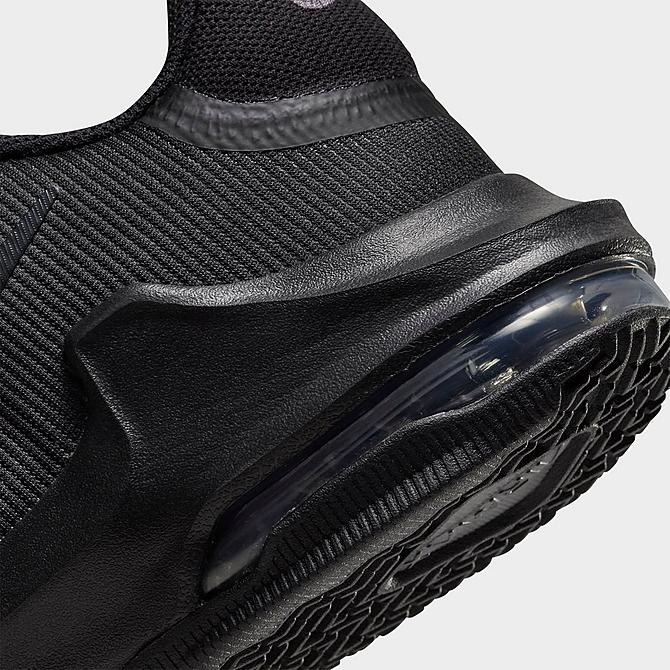 Front view of Nike Air Max Impact 4 Basketball Shoes in Black/Off Noir/Anthracite Click to zoom