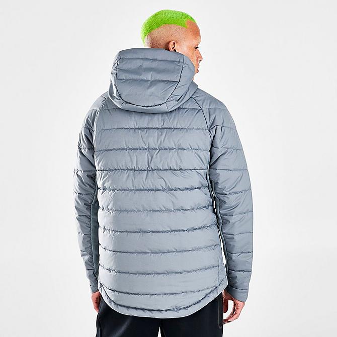 Back Right view of Men's Nike Sportswear Synthetic-Fill Jacket in Cool Grey Click to zoom