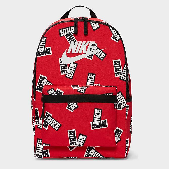Alternate view of Nike Heritage Allover Print Backpack in University Red/Black/White Click to zoom