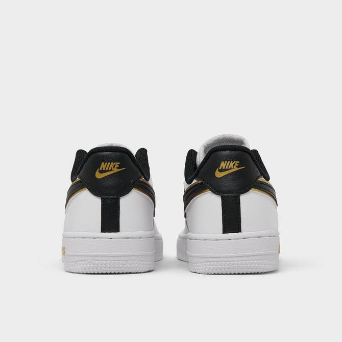 Nike air force 2025 1 low black gold