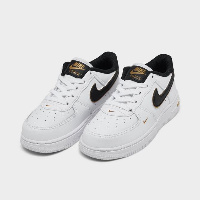 Nike air force 1 lv8 black and clearance gold