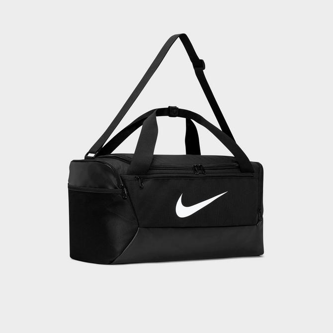Front view of Nike Brasilia Training Duffel Bag (41L) in Black/Black/White Click to zoom
